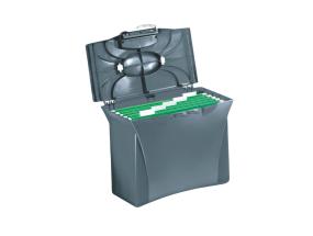 Rippkaante kast ESSELTE Intego kaanega must