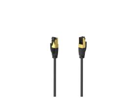 Hama verkkokaapeli, Cat 8, S/FTP suojattu, 1,5 m, musta - Ethernet-kaapeli