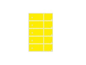 Etiketti S+P Graphiplast A4 59,4 x 209,55mm reiällä 5 kpl per arkki 1000 arkkia