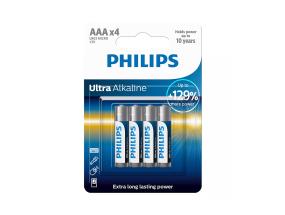 Philips Ultra Alkaline, AAA, 4 kpl - Paristot ja akut