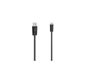Hama USB-C/Micro-USB-kaapeli, 1,5 m, musta - Kaapelit