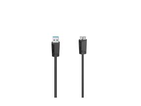 Hama Micro-USB-kaapeli, 5 Gbit/s, 1,5 m, musta - Kaapelit