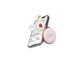 SBS Tracker, Apple Find My, IP65, vaaleanpunainen - Paikannuslaite