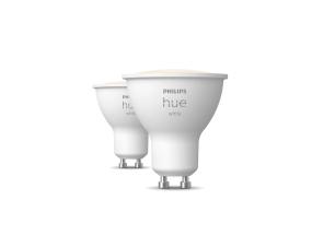 Philips Hue Smart Spotlight, pehmeän lämmin valkoinen, GU10, 2 kpl - Hyödyllinen valaisin