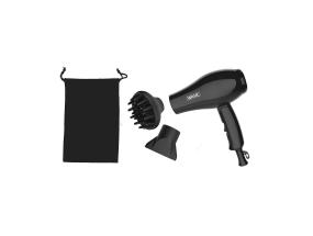 Wahl, 1000 W, musta - Matkakampaamo hiustenkuivaaja