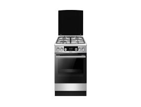 Hansa, 65 L, katalyyttinen puhdistus, leveys 50 cm, ruostumatonta terästä - Kaasukeitin sähköpoltolla