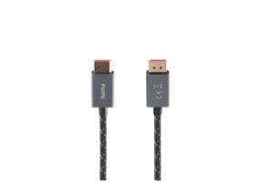 Hama DisplayPort, 8K, 2 m, harmaa - Kaapeli