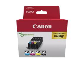 Canon CLI-551, mitmevärviline - Tindikassettide komplekt