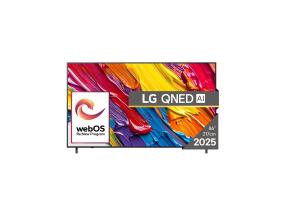 LG QNED82 AI, 86'', 4K UHD, QNED, musta - TV-laite