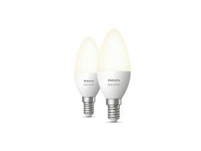 Philips Hue White, E14, pehmeän valkoinen, 2 kpl - Älykäs valaisinvalaisin