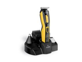 GA.MA, GCX623 Sport, musta/keltainen - Hiustenkuivaaja-sarja