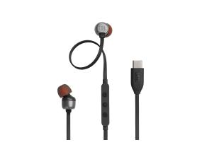 JBL Tune 310C USB-C in-ear, musta - Langalliset kuulokkeet -