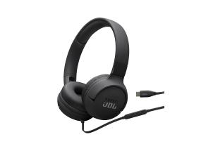 JBL Tune 520C, musta - Kuulokkeet korvakuulokkeissa