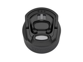 3-osainen termospullo, musta teräs - Termospullon kansi