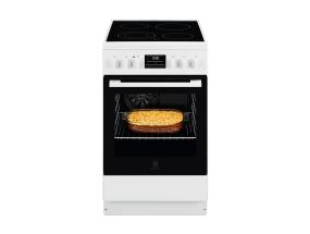 Electrolux 600 Series, 58 L, leveys 50 cm, valkoinen - Keraaminen keittotaso