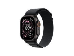 Apple Watch Ultra 3, 49 mm, Alpine Loop, Large, musta titaani / musta - Älykellot