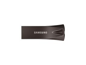 SAMSUNG BAR Plus, USB 3.1, 128 Gt, titaaninharmaa - Muistitikku