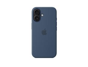 Apple Silikoni kotelo Magsafe, iPhone 16, sininen - Kotelointi