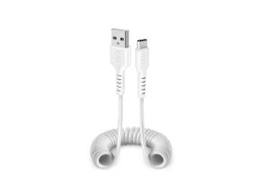 SBS-latauskaapeli, USB-A - USB-C, valkoinen - Kaabel