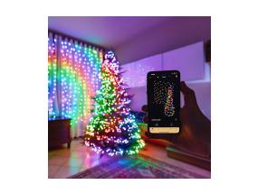 Twinkly Strings, 400 LED, IP44, 32 m, musta - Älykkäät jouluvalot