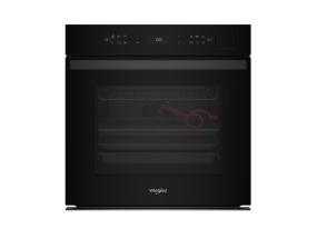 Whirlpool, 73 L, pyrolyyttinen puhdistus, musta - Integroitu uuni
