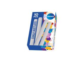 Liitutaulu liitu valkoinen FIORELLO 12 kpl pakkauksessa