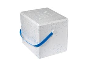 Lämpölaatikko kahvalla 25L vaahto valkoinen