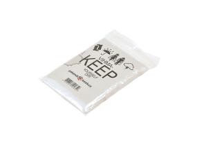 Läpinäkyvä sadetakki hupulla (poncho)
