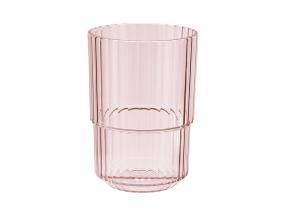 BEST Glass "LINEA" 0,4L muovia, vaaleanpunainen, säilytettävä (APS)