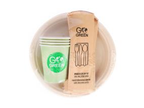 GO GREEN Pikniksetti 4:lle (biolag./komposti.)