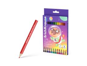 Värikynät ERICH KRAUSE Kids Jumbo Jumbo kolmivärinen 12 väriä