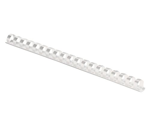 Köitespiraal 25mm plast valge 225-le lehele