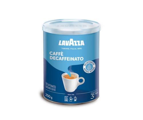Jauhettu kahvi LAVAZZA Caffe Decaffeinato jauhettu kofeiiniton kahvi 250g
