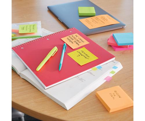 Viestilaput 76x76 Post-it 654 neonkeltainen