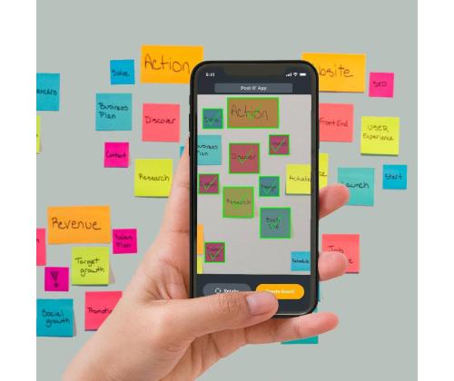 Viestilaput 76x76 Post-it 654 neonkeltainen