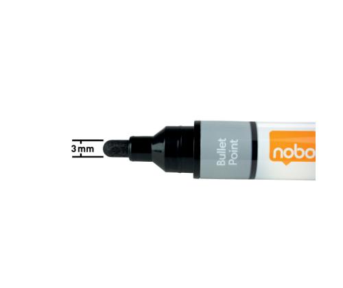 Valkotaulukynä Nobo 4väria paketissa