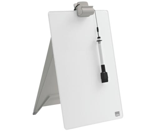 Lasitaulu-magneettitaulu NOBO 220x300mm pöytään + tussi