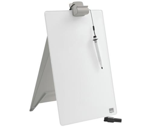 Lasitaulu-magneettitaulu NOBO 220x300mm pöytään + tussi