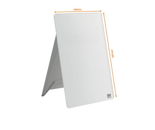 Lasitaulu-magneettitaulu NOBO 220x300mm pöytään + tussi