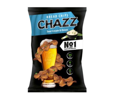 CHAZZ Leipäsipsit smetana-sipulin makuina 100g