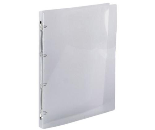 Rõngaskaaned VIQUEL A4 35mm 4r plast läbipaistev valge