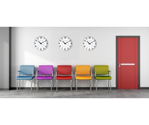 Seinäkello UNILUX Maxi Pop 37,5cm musta