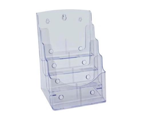 Mainosteline pöydälle A4, 4 taskua