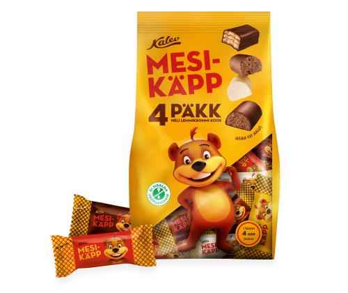Karkkiseos KALEV Mesikäpp Nelipäkk 500g