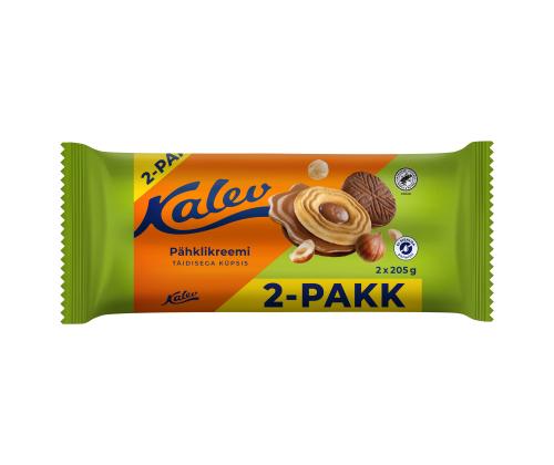 KALEV-keksit pähkinäkermatäytteellä 2 kpl 410 g