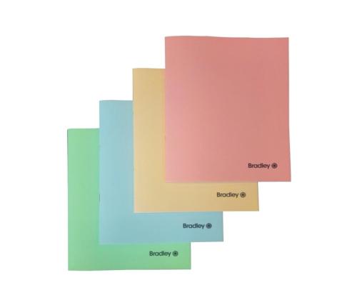 Kansio niitissä A5 BRADLEY ruudulliset muovikannet 36 sivua