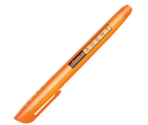 Tekstimerkki AGENT oranssi