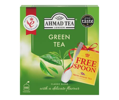 Vihreä tee AHMAD Classic 100 kpl laatikossa ilman kirjekuorta