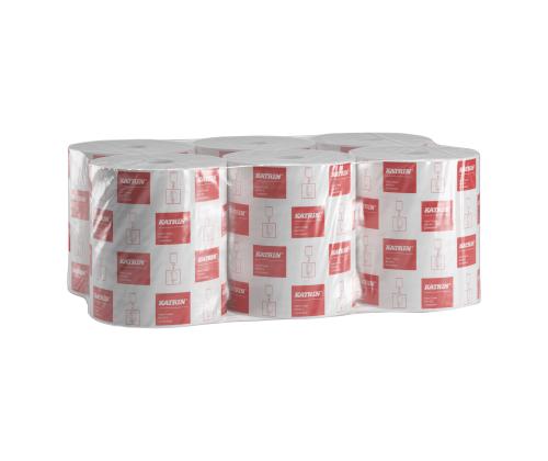 Rullakäsipaperi 2-kerroksinen KATRIN M2, keskisyöttö 152m valkoinen