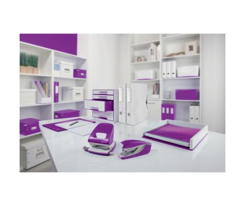 Lävistäjä 3,0 mm Leitz 5008 violetti kapasiteeti 30 arkkia